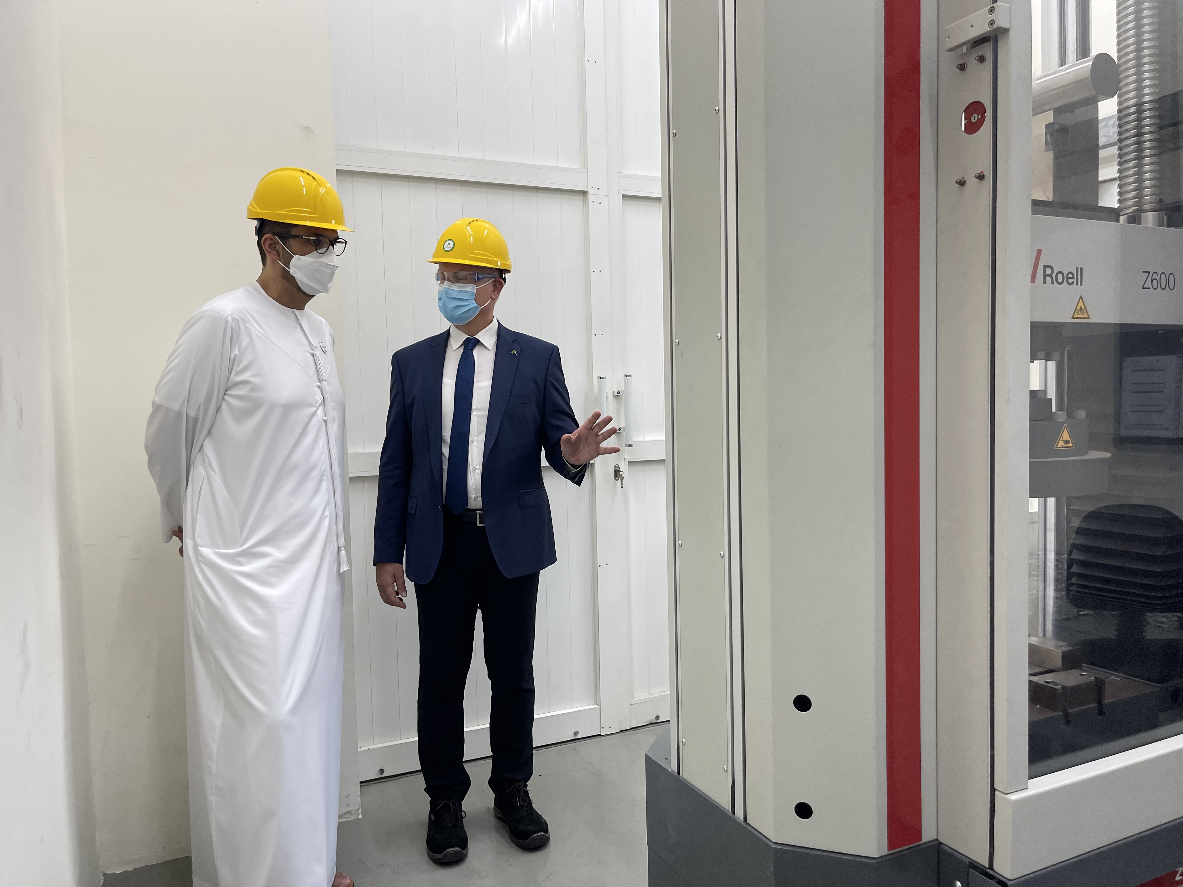Sultan Al Jaber Visits Gulf Extrusions, one of the largest national aluminum extrusion factories in the Middle East