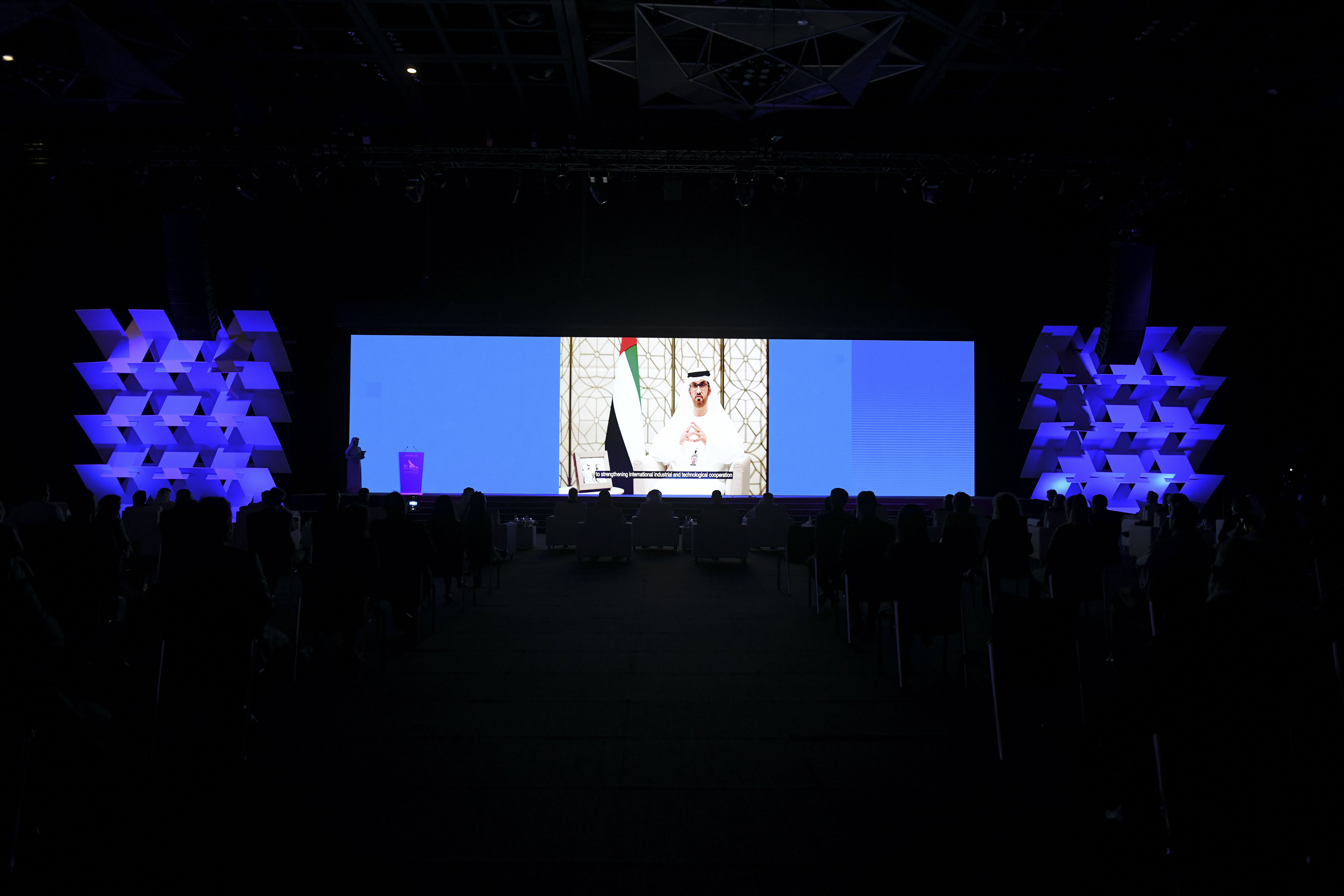 His Excellency Dr Sultan Ahmed Al Jaber, UAE Minister of Industry and Advanced Technology, opens the 85th IEC General Meeting in Dubai